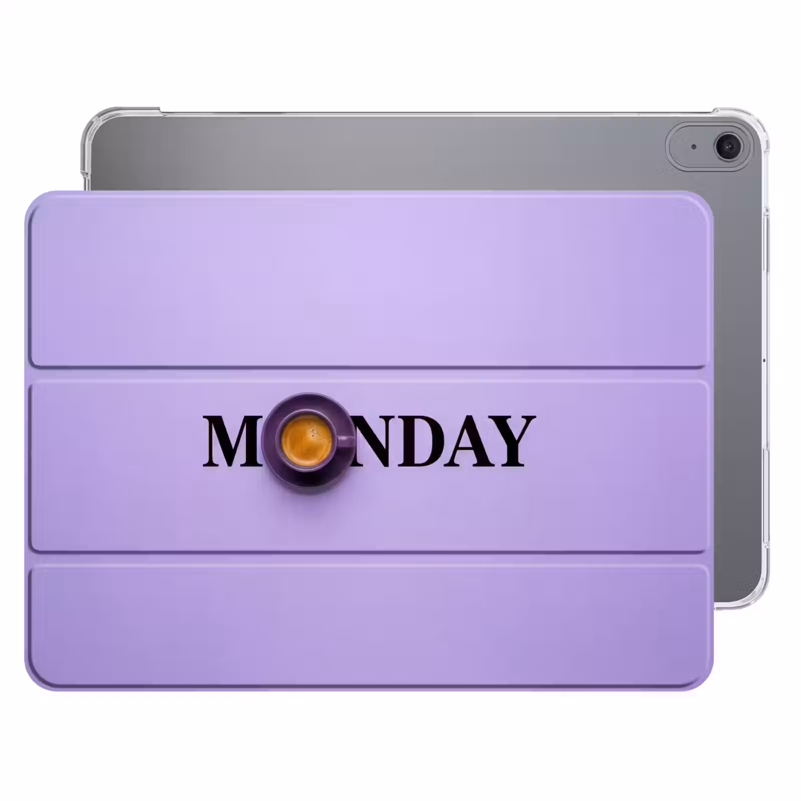 iPad hoes - Maandag - Mok - Koffie - Paars — 1