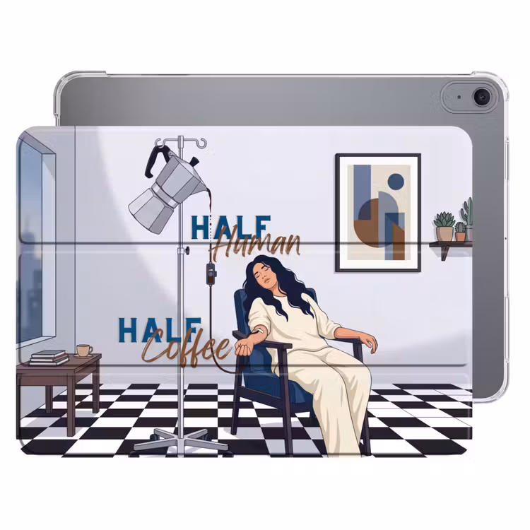 iPad hoes - Half human, Half Coffee - Infuus - Koffie — 1