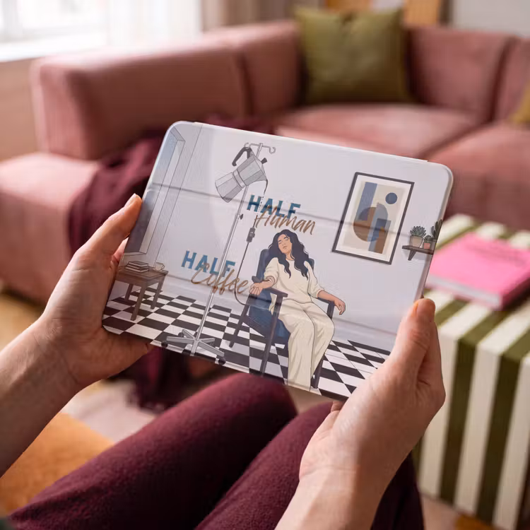 iPad hoes - Half human, Half Coffee - Infuus - Koffie — 4