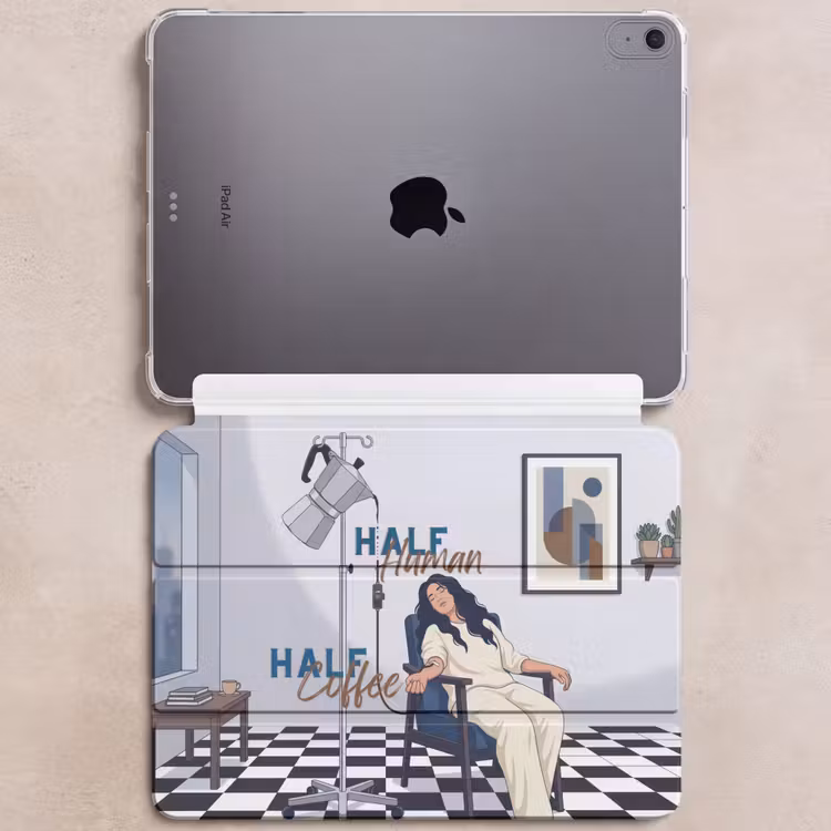 iPad hoes - Half human, Half Coffee - Infuus - Koffie — 6