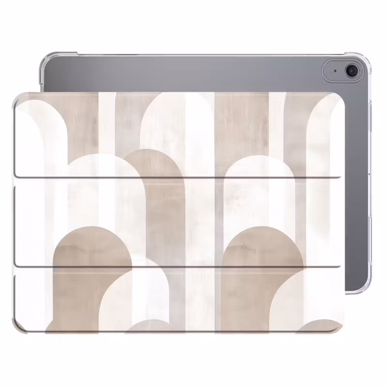iPad hoes - Abstracte bogen - Modern - Beige — 1