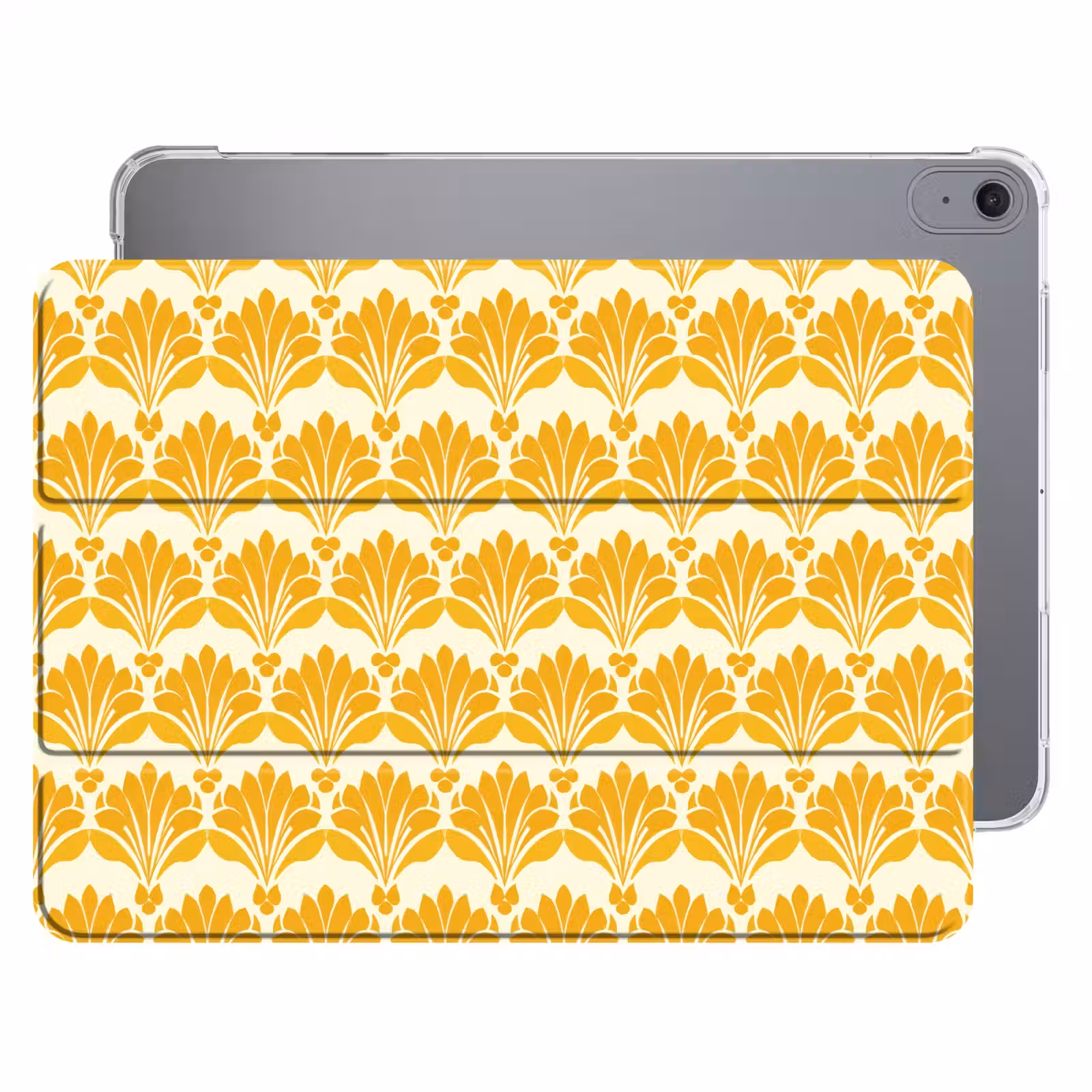 iPad hoes - Patroon - Motief - Geel — 1
