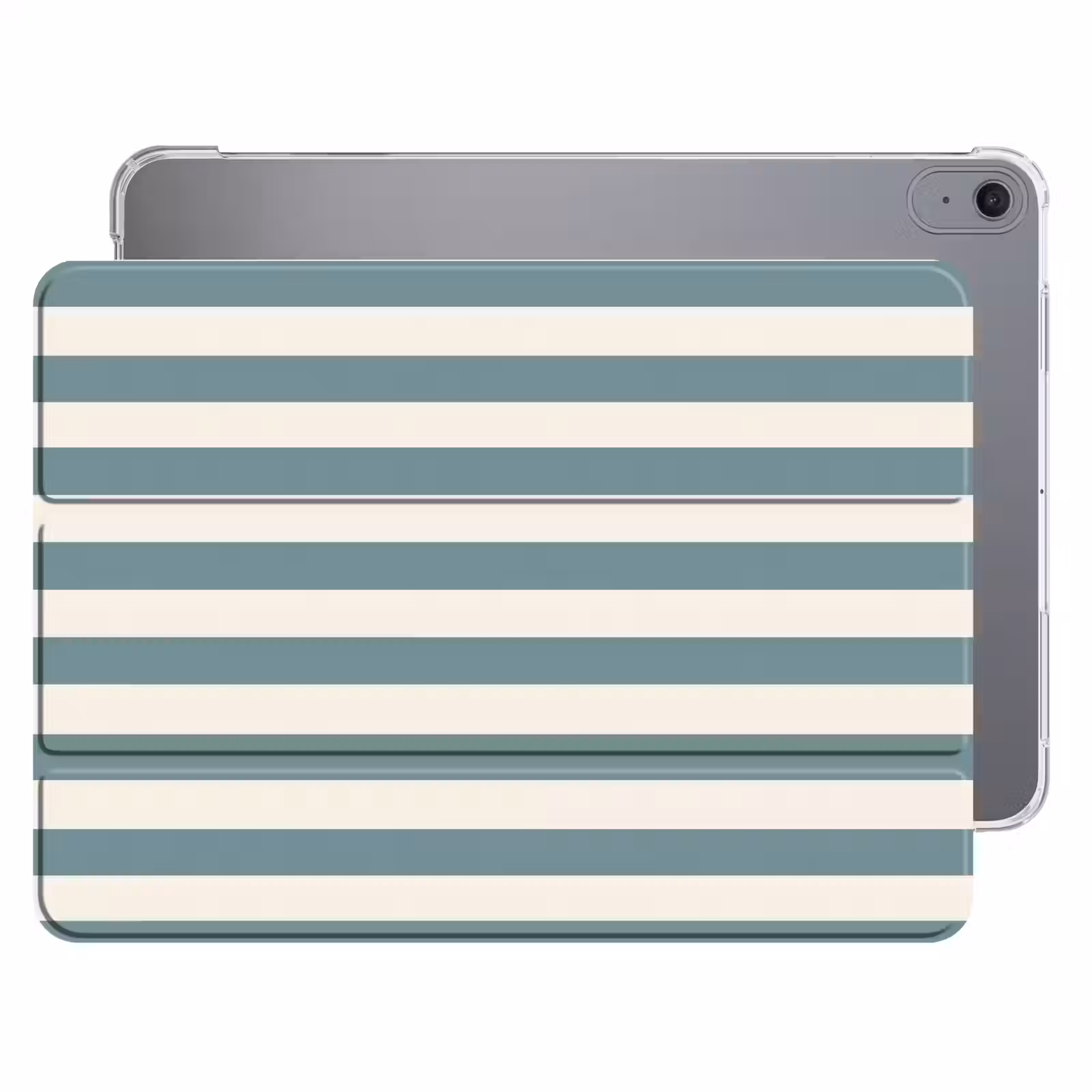 iPad hoes - Strepen - Modern - Blauw — 1