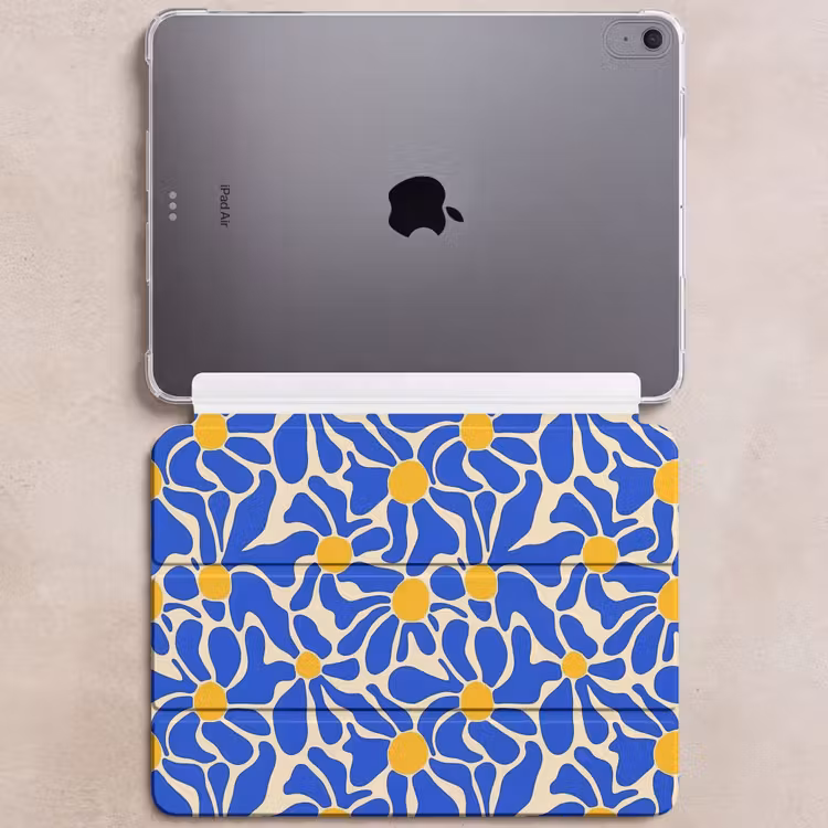iPad hoes - Abstract - Bloem - Blauw — 6