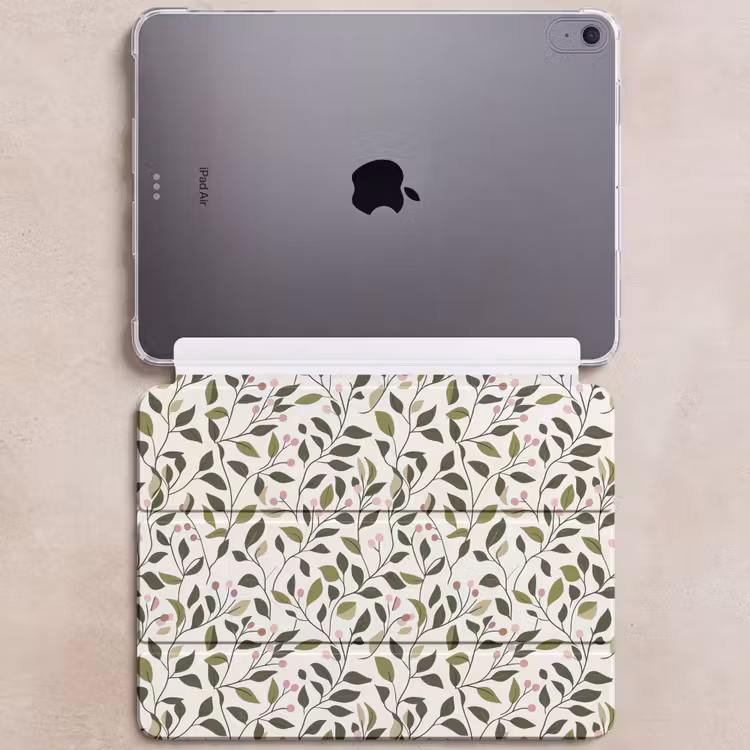 iPad hoes - Bladeren - Bessen - Roze — 6