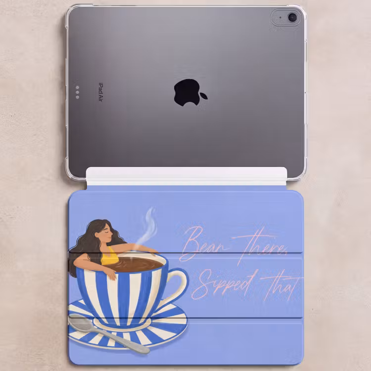 iPad hoes - Mok - Koffie - Vrouw - Paars — 6