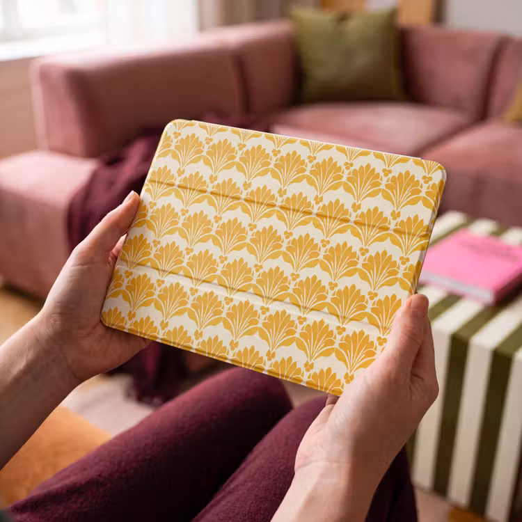 iPad hoes - Patroon - Motief - Geel — 4