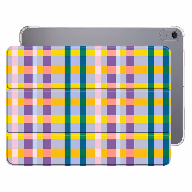 iPad hoes - Ruit - Patroon - Kleurrijk — 1