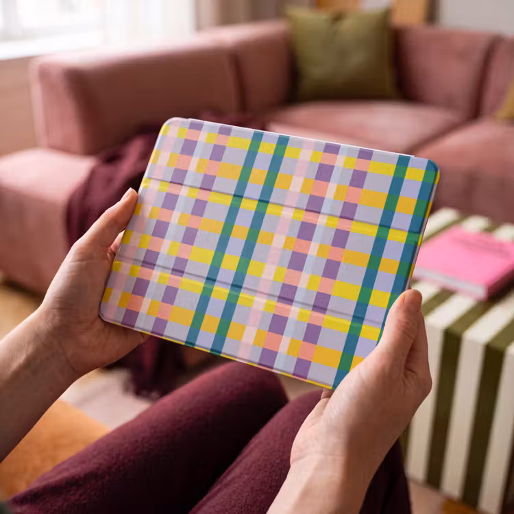 iPad hoes - Ruit - Patroon - Kleurrijk — 4