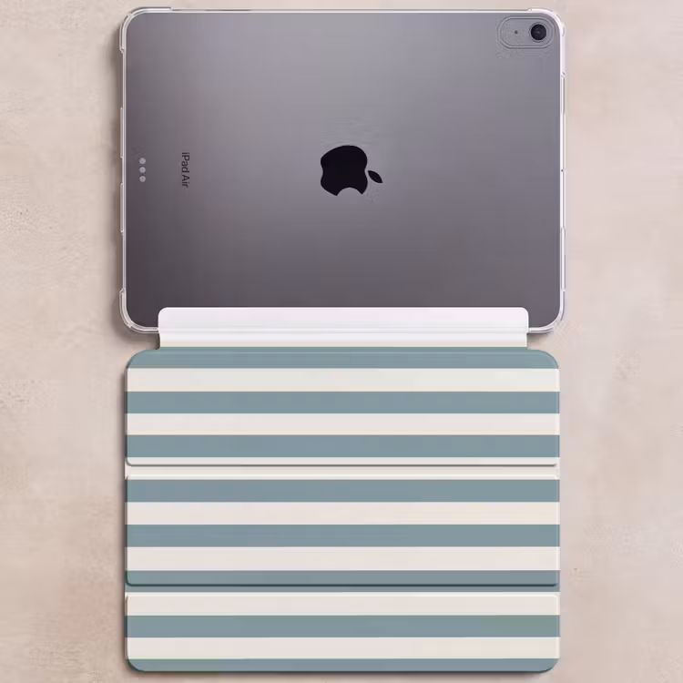 iPad hoes - Strepen - Modern - Blauw — 6