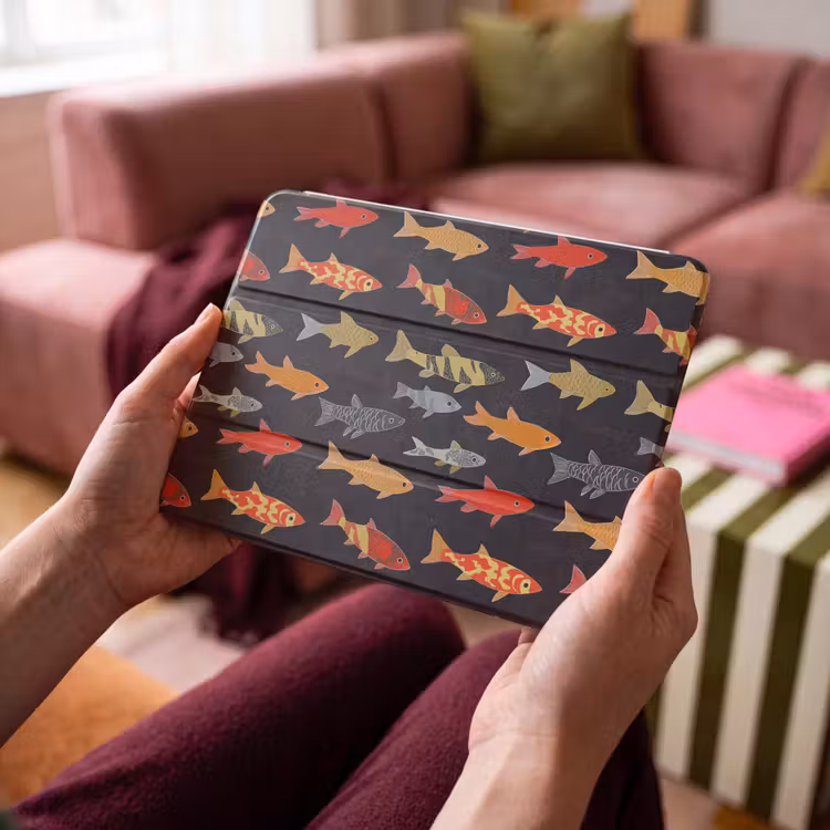 iPad hoes - Vissen - Patroon - Kleurrijk — 4