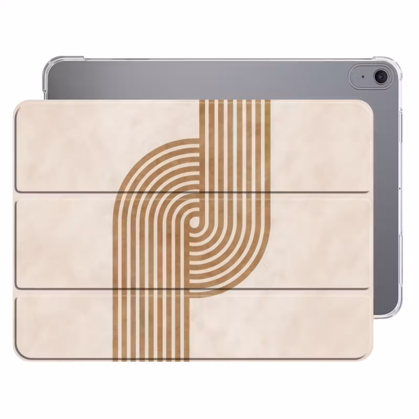 iPad hoes - Symmetrische bocht - Koperkleurig — 1