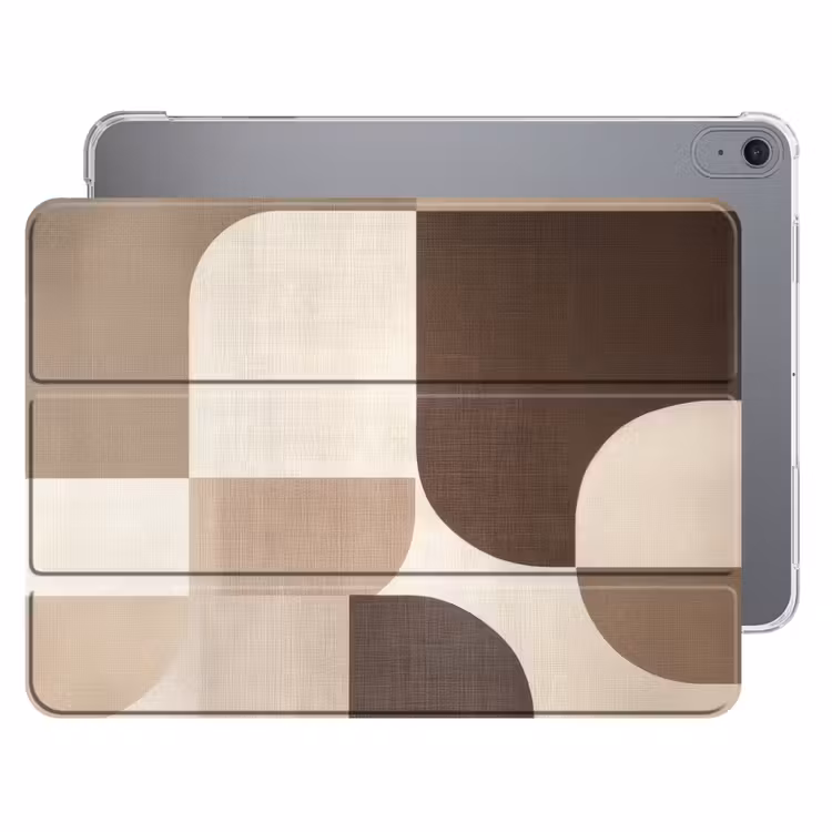 iPad hoes - Geometrisch - Geweven structuur - Modern — 1