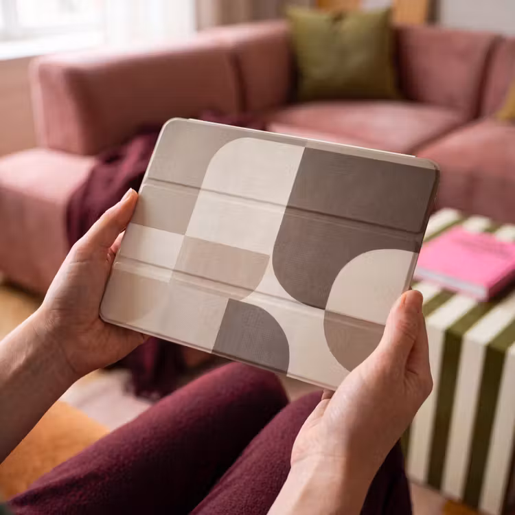 iPad hoes - Geometrisch - Geweven structuur - Modern — 4