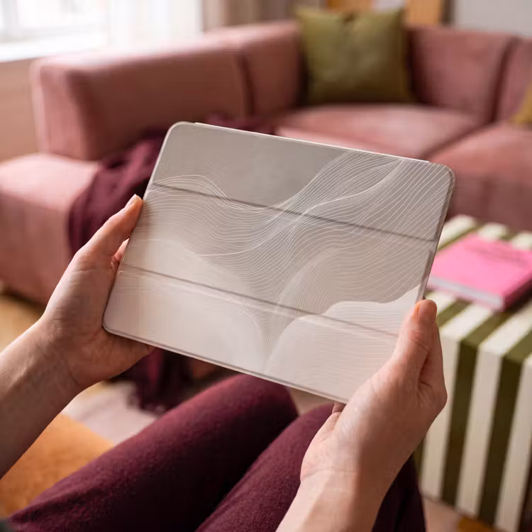 iPad hoes - Golvende lijnen - Luchtstromen - Harmonieus — 4