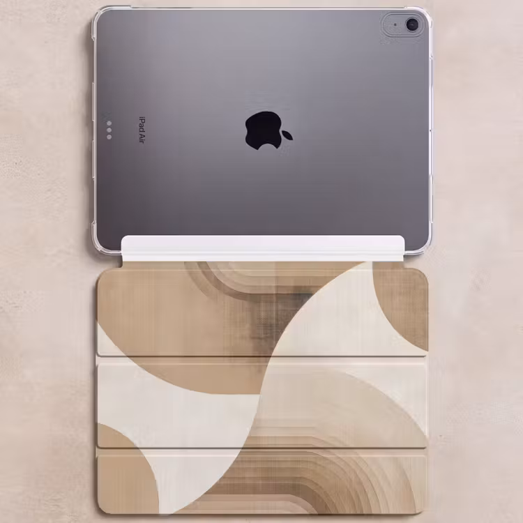 iPad hoes - Retro - Geometrische lagen - Aardetinten — 6