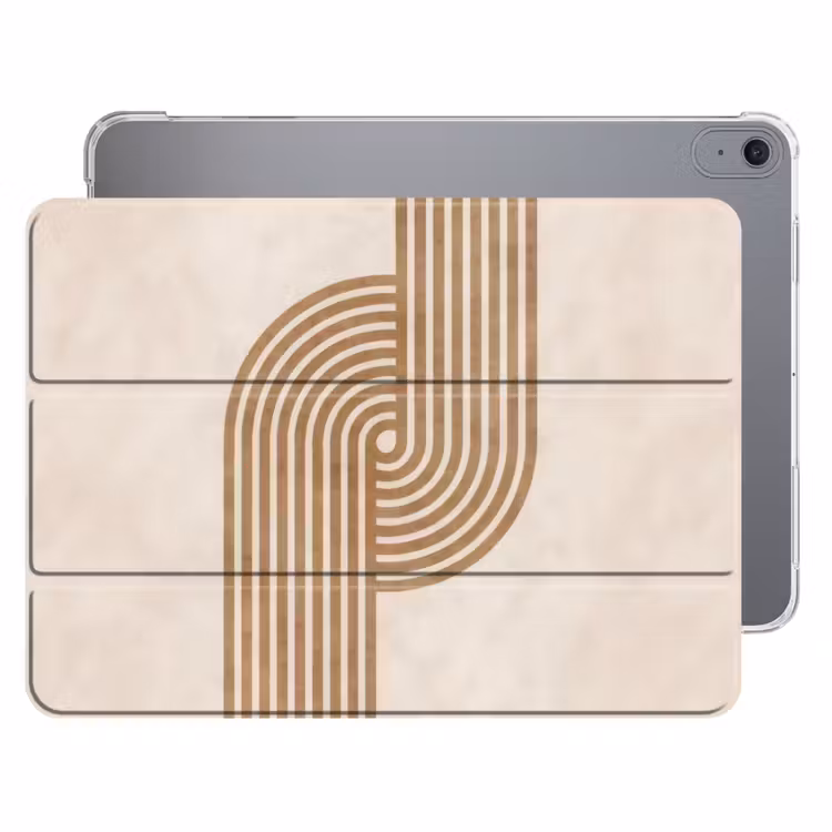 iPad hoes - Symmetrische bocht - Koperkleurig — 1