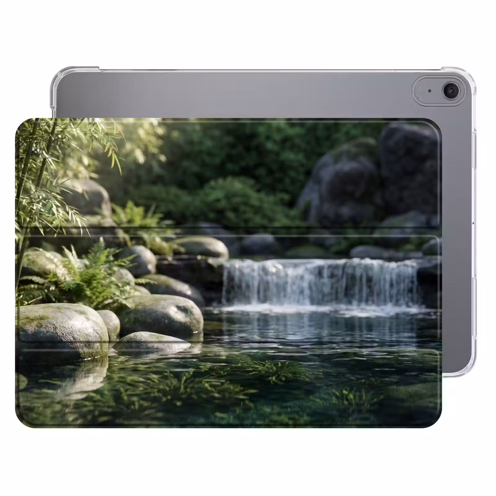 iPad hoes - Beek - Waterval - Natuur - Groen — 1