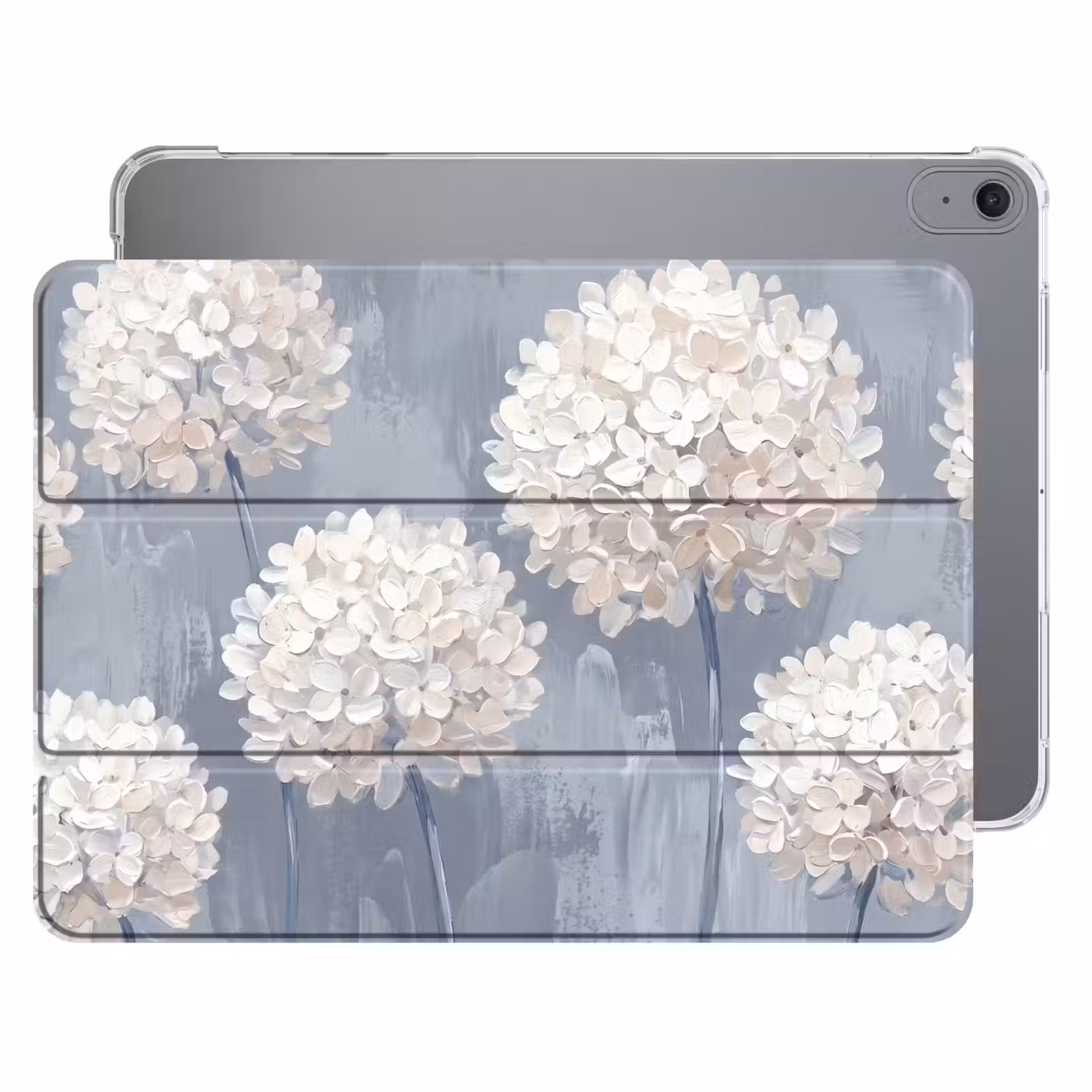 iPad hoes - Bloemen - Illustratie - Blauw — 1