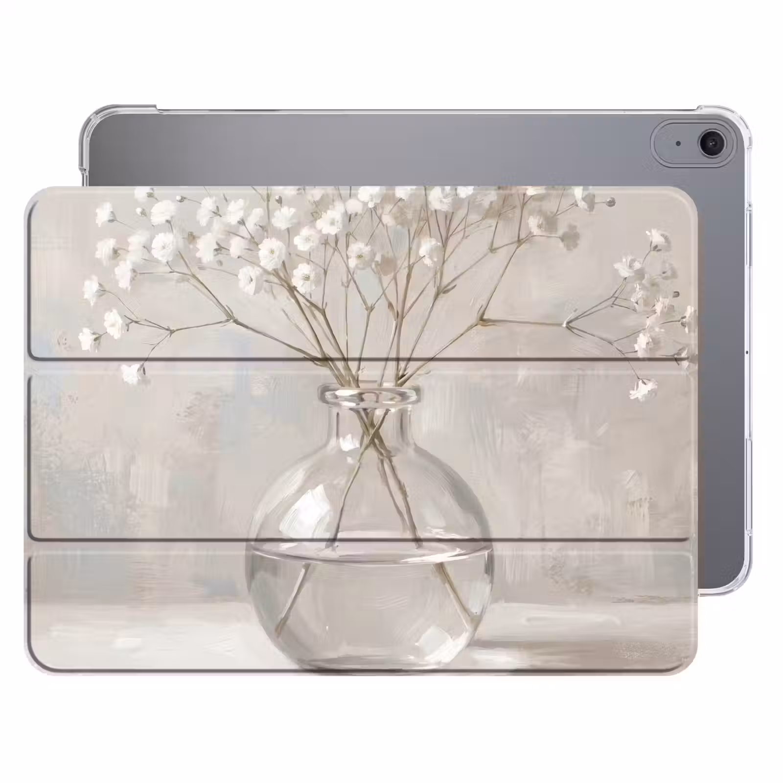 iPad hoes - Gipskruid - Vaas - Wit — 1