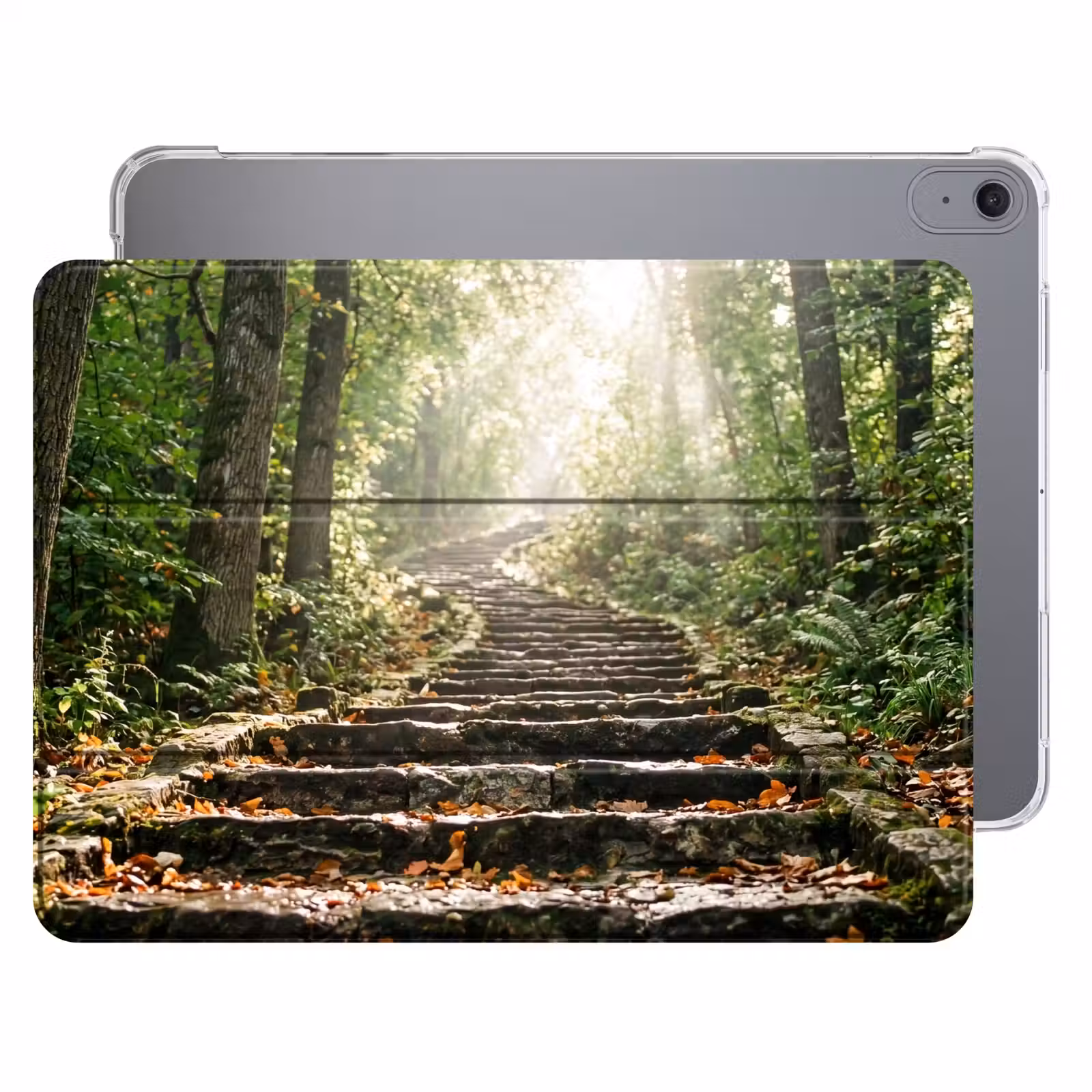 iPad hoes - Stenen - Trap - Bos - Natuur — 1