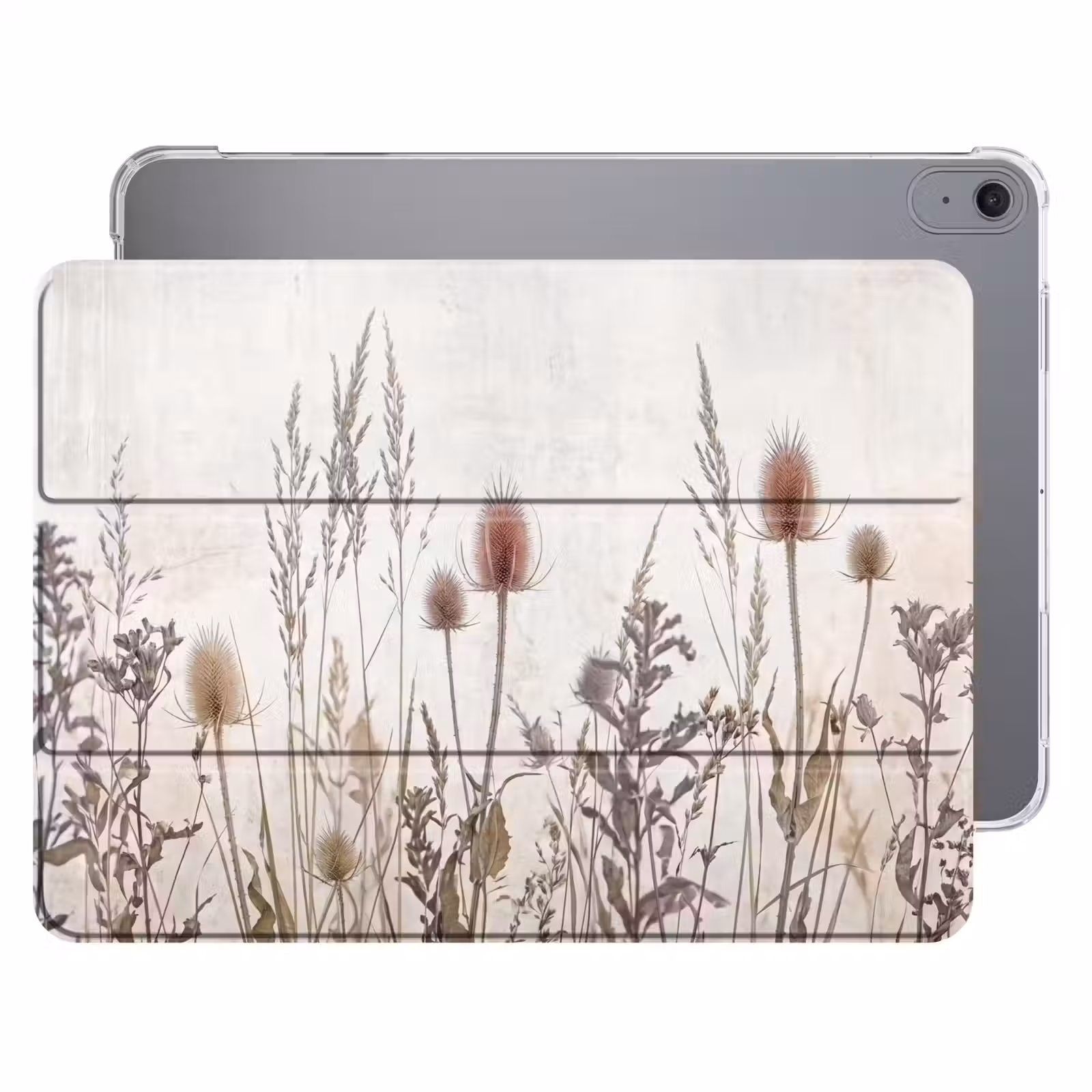 iPad hoes - Weidebloemen - Design - Sepia — 1