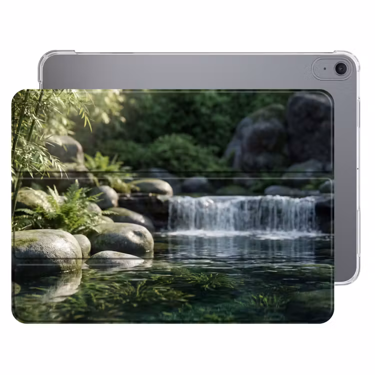 iPad hoes - Beek - Waterval - Natuur - Groen — 1