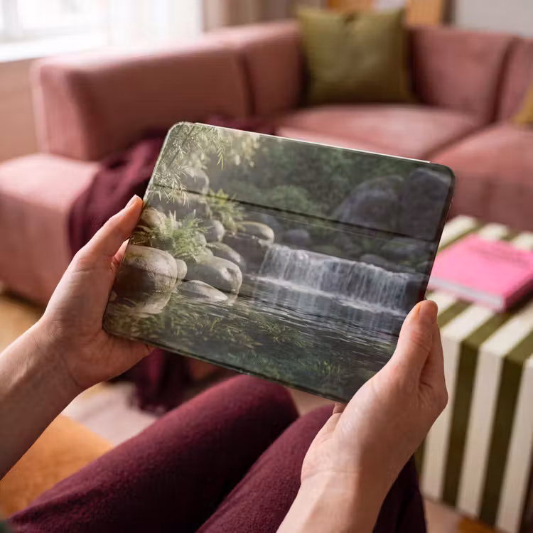 iPad hoes - Beek - Waterval - Natuur - Groen — 4