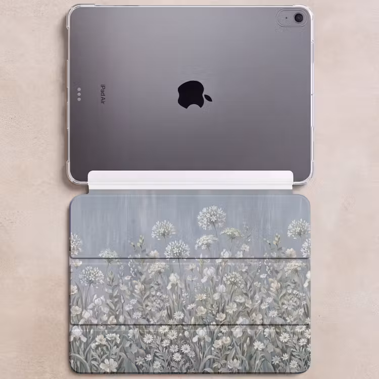 iPad hoes - Bloemen - Botanisch - Blauw — 6