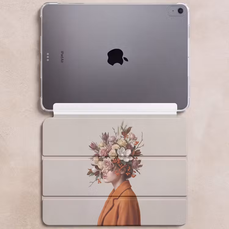 iPad hoes - Gezicht - Boeket - Kleurrijk — 6