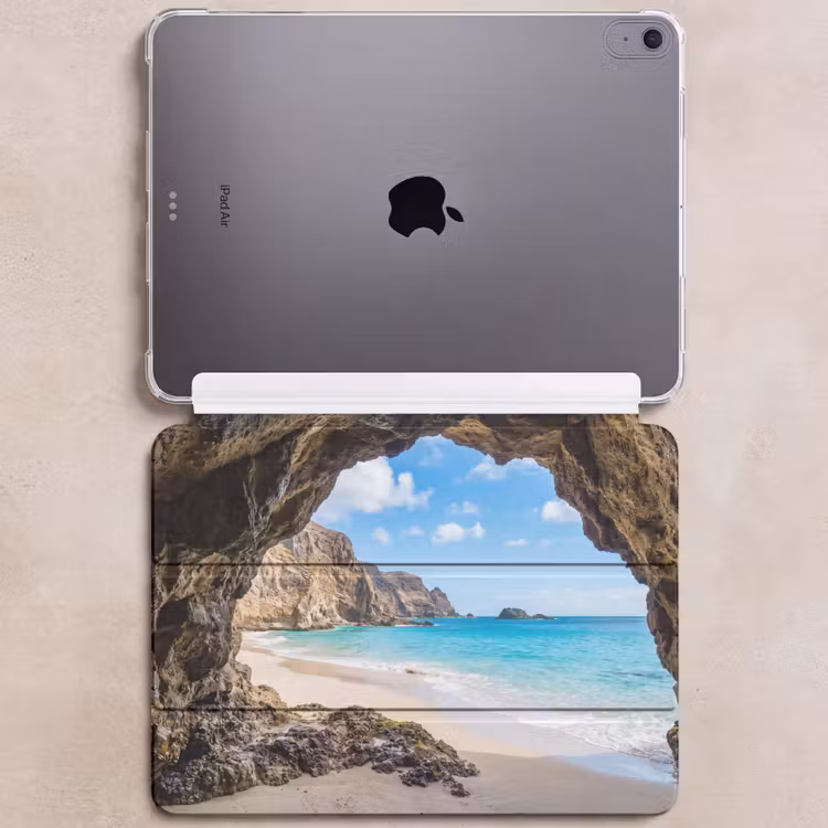 iPad hoes - Grot - Strand - Zee - Blauw — 6