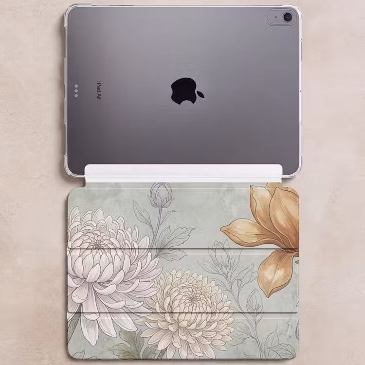 iPad hoes - Illustratie - Bloemen - Groen — 6