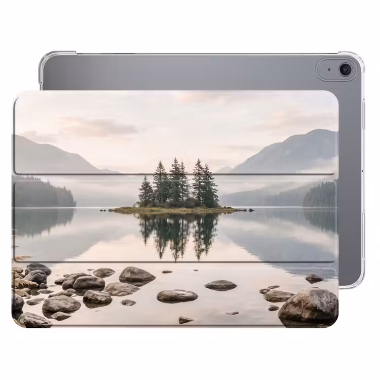 iPad hoes - Meer - Bergen - Landschap - Groen — 1