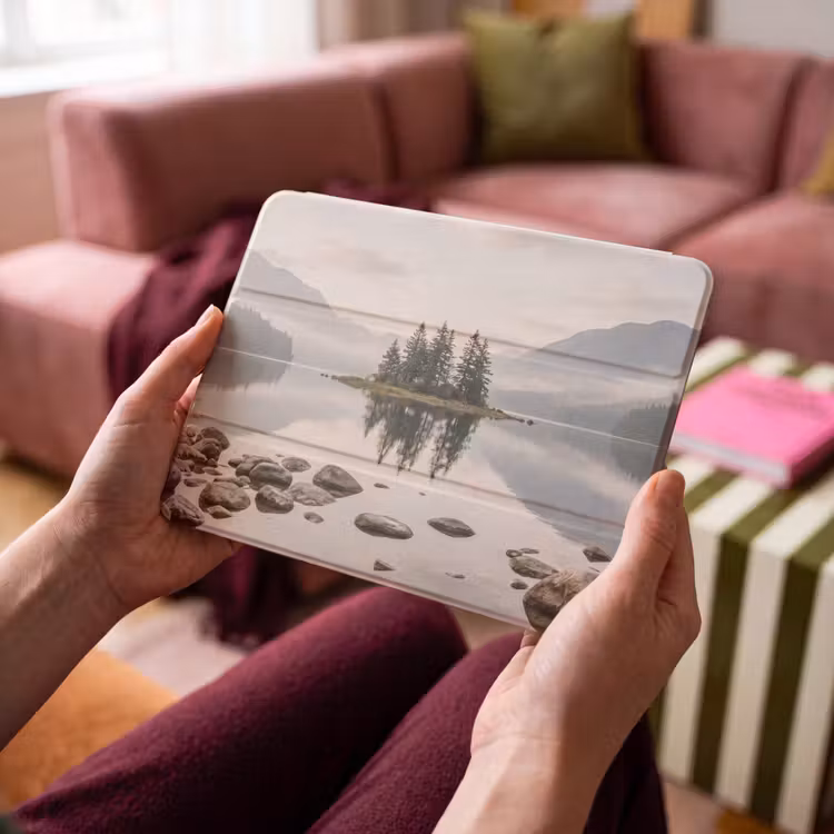 iPad hoes - Meer - Bergen - Landschap - Groen — 4