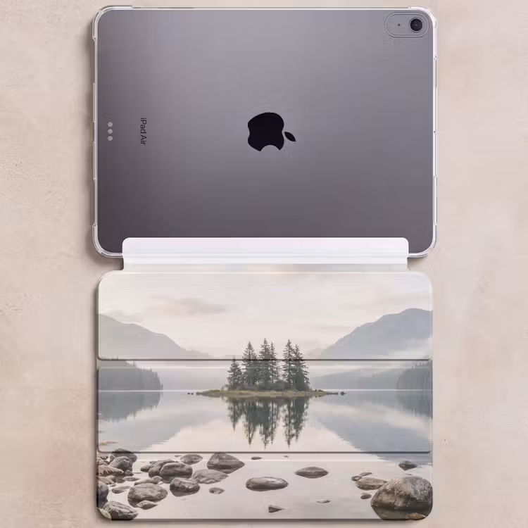 iPad hoes - Meer - Bergen - Landschap - Groen — 6