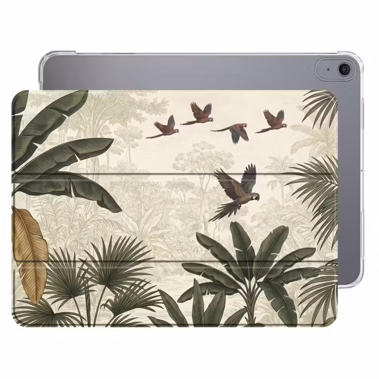 iPad hoes - Papagaaien - Jungle - Tropisch - Green — 1