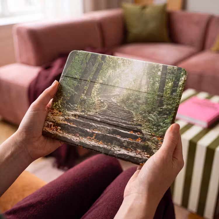 iPad hoes - Stenen - Trap - Bos - Natuur — 4
