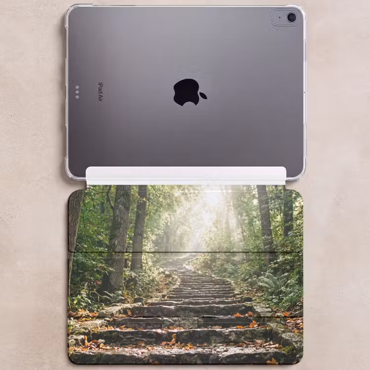 iPad hoes - Stenen - Trap - Bos - Natuur — 6