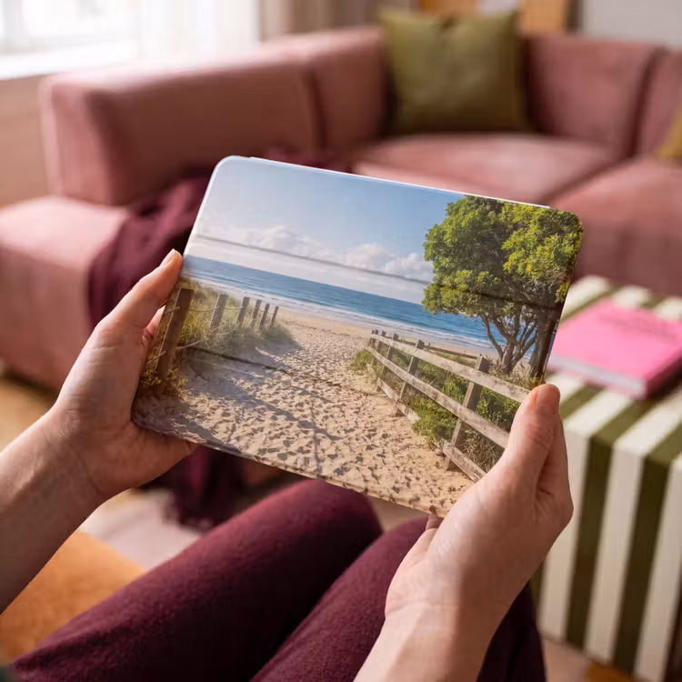 iPad hoes - Strand - Zandpad - Oceaan - Natuur — 4