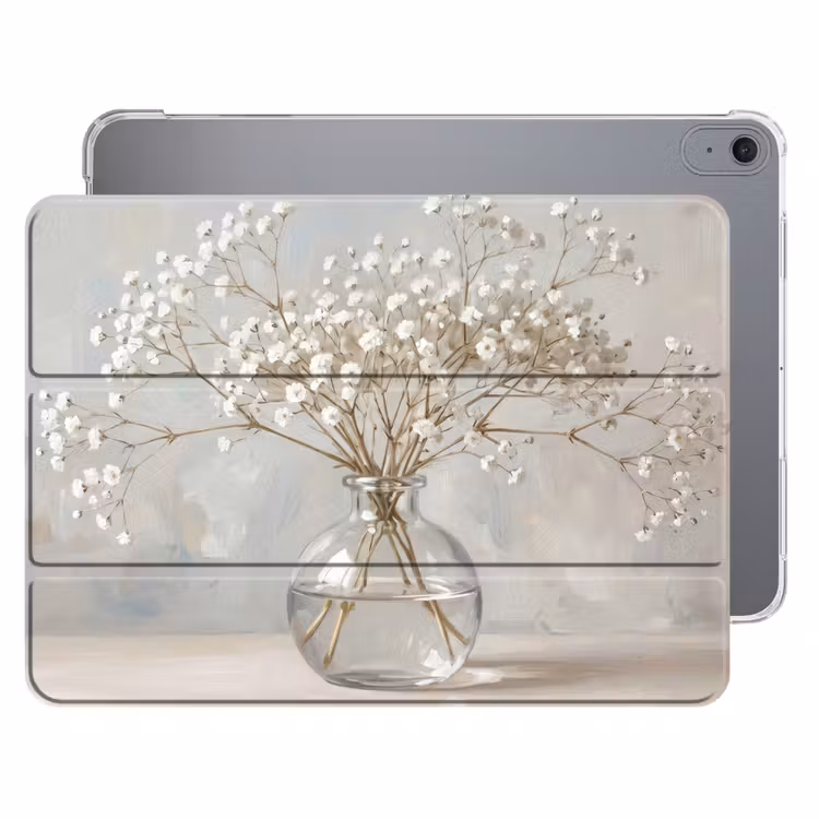 iPad hoes - Vaas - Gipskruid - Wit — 1