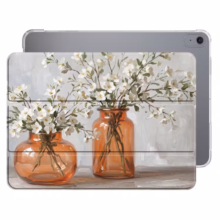 iPad hoes - Vazen - Bloemen - Oranje — 1