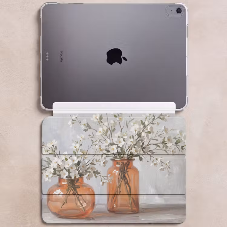 iPad hoes - Vazen - Bloemen - Oranje — 6