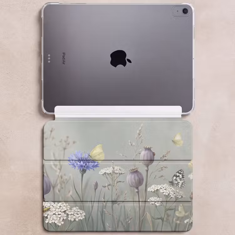 iPad hoes - Vlinders - Wildbloemen - Illustratie - Kleurrijk — 6
