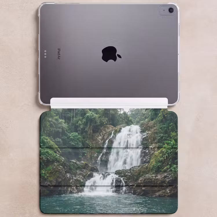 iPad hoes - Waterfall - Forest - Nature - Greenkhgyguyg — 6