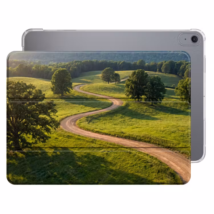 iPad hoes - Weg - Weide - Natuur - Groen — 1