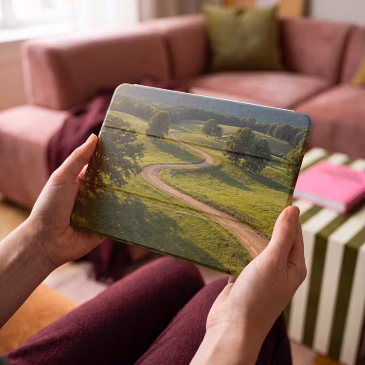 iPad hoes - Weg - Weide - Natuur - Groen — 4