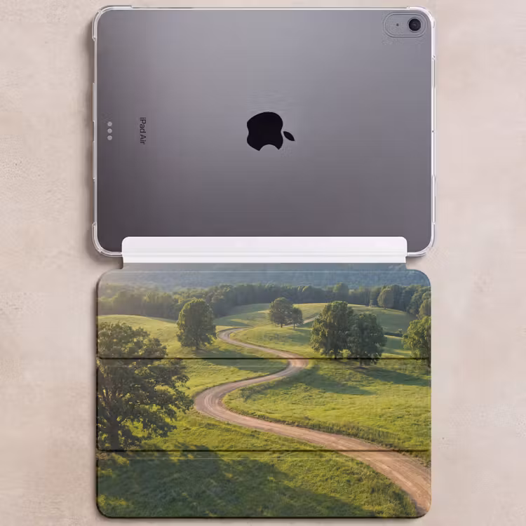 iPad hoes - Weg - Weide - Natuur - Groen — 6