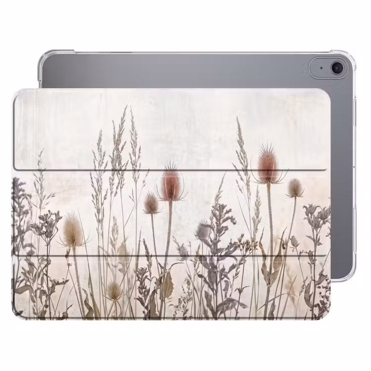 iPad hoes - Weidebloemen - Design - Sepia — 1