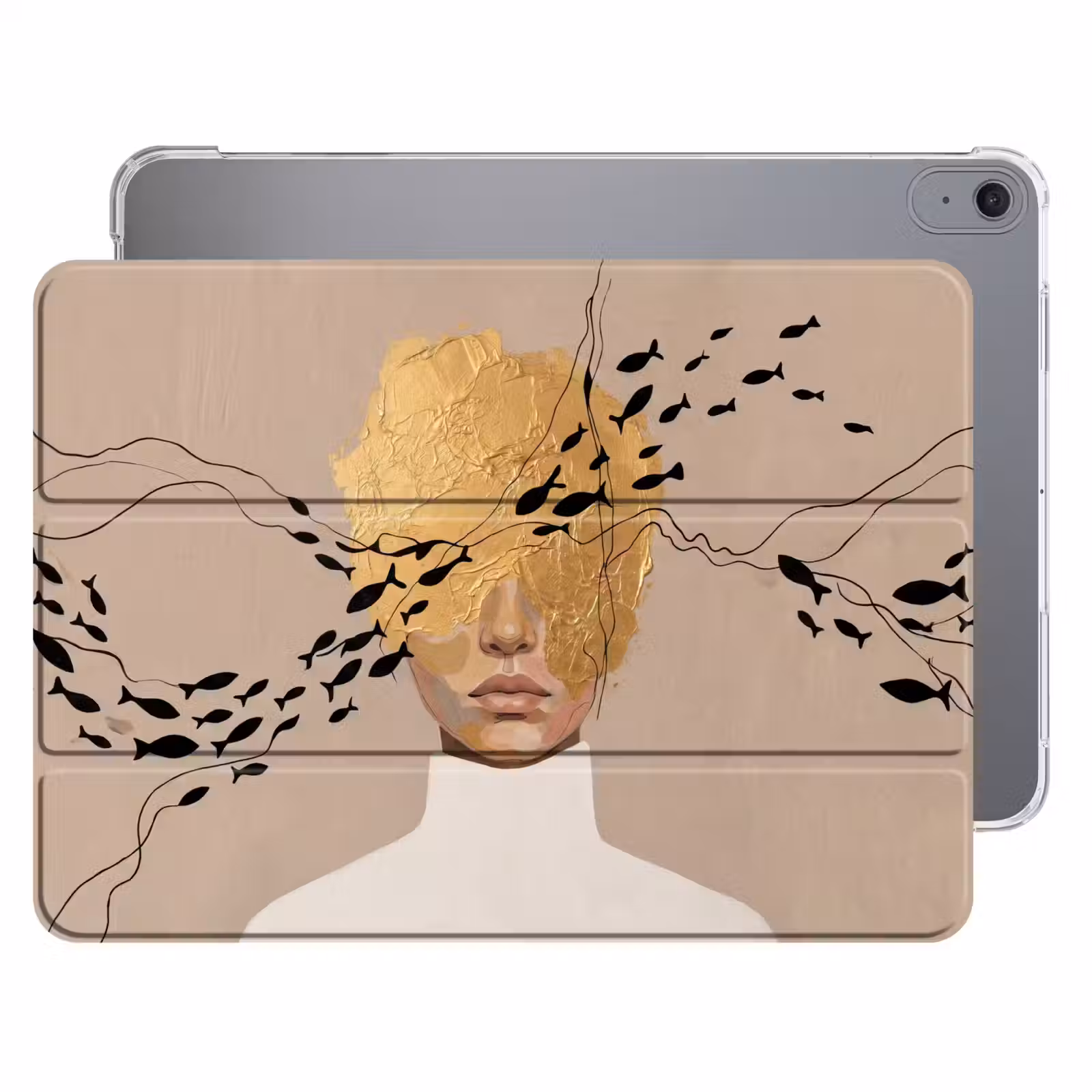 iPad hoes - Modern - Vrouw - Goud — 1