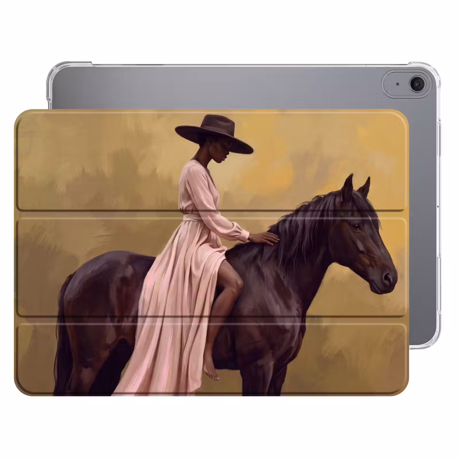 iPad hoes - Paard - Klassiek - Oker — 1